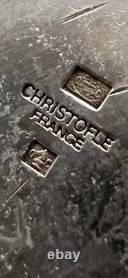 Christofle Silver Plate Collectors Plate French Hallmarks Orfèvres Reference Dis
