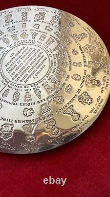 Christofle Silver Plate Collectors Plate French Hallmarks Orfèvres Reference Dis
