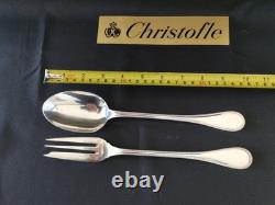 Christofle Silver Plated Beads Large Service Spoon 25Cm