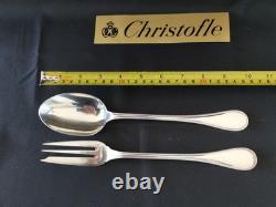 Christofle Silver Plated Beads Large Service Spoon 25Cm