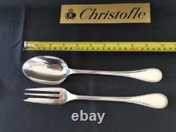 Christofle Silver Plated Beads Large Service Spoon 25Cm