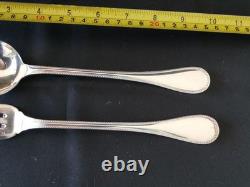 Christofle Silver Plated Beads Large Service Spoon 25Cm