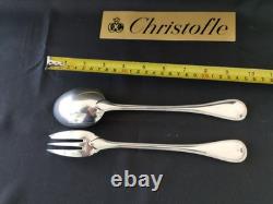 Christofle Silver Plated Beads Large Service Spoon 25Cm