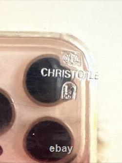 Christofle Silver Plated Bottle Plate Bread 15Cm Very Good Condition