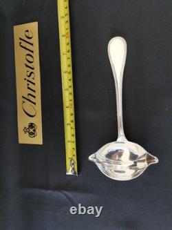 Christofle Silver Plated Metal Sauce Spoon For Fat And Lean