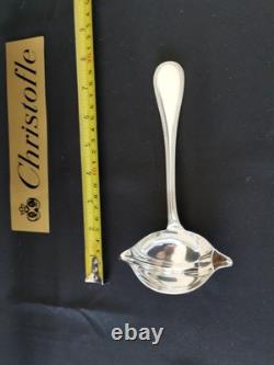 Christofle Silver Plated Metal Sauce Spoon For Fat And Lean