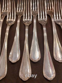Christofle Silver Plated Spoons Forks Spatulas