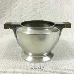 Christofle Silver Plated Sugar Bowl Jar Pot Original French Art Deco Bauhaus