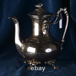 Christofle Silver-Plated Teapot Or Coffee Pot From The Late 19th Century
