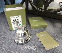 Christofle Silver Plated Vertigo butter dish Brand new in the box