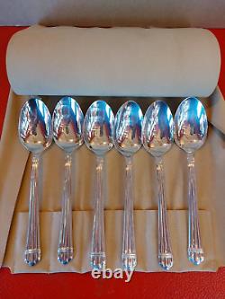 Christofle Spoons Table Aria Silver Plated Silver Silber