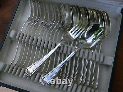 Christofle Tosca Art Deco Cutlery Set Dessert Silver Plated Silver