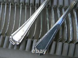 Christofle Tosca Art Deco Cutlery Set Dessert Silver Plated Silver