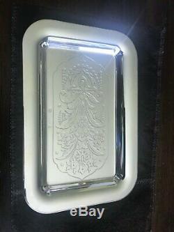 Christofle small tray nicee collection, silver plate. New with original sealed Box