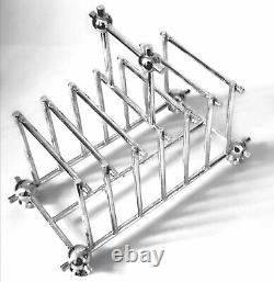 Christopher Dresser Design Silver Plated Seven Bar Toast Rack By Thomas White