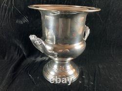 Classic Silver Plated Champagne/Ice Bucket Excellent Condition 10 x 9 x 9
