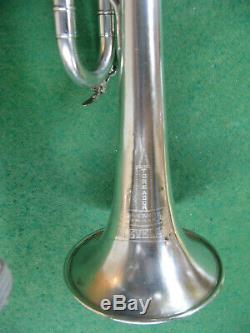 Cleveland Toreador Trumpet in Silver Reconditioned Non-original Case and MP