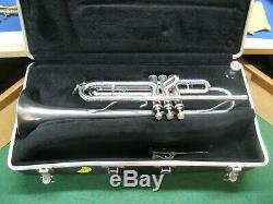 Cleveland Toreador Trumpet in Silver Reconditioned Non-original Case and MP