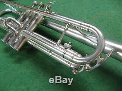 Cleveland Toreador Trumpet in Silver Reconditioned Non-original Case and MP