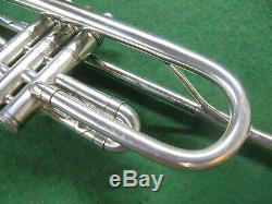 Cleveland Toreador Trumpet in Silver Reconditioned Non-original Case and MP