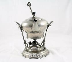 Collectable Original Kettle Samovar Tea Urn Teapot Silver Plated France 19C
