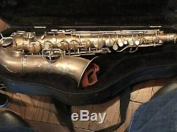 Conn chu berry alto saxophone Original Silver Plate Serial # M147, xxx L Pitch