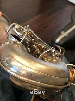 Conn chu berry alto saxophone Original Silver Plate Serial # M147, xxx L Pitch