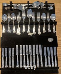 Cooper Ludlam Cutlery Set 68 Pieces Sheffield Victorian Pattern VGC No Box