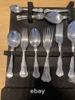 Cooper Ludlam Cutlery Set 68 Pieces Sheffield Victorian Pattern VGC No Box