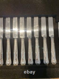 Cooper Ludlam Cutlery Set 68 Pieces Sheffield Victorian Pattern VGC No Box
