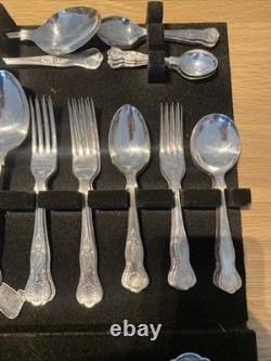 Cooper Ludlam Cutlery Set 68 Pieces Sheffield Victorian Pattern VGC No Box