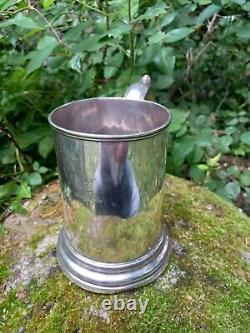 Crested Old Sheffield Plate Tankard