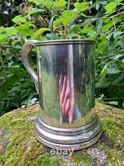 Crested Old Sheffield Plate Tankard