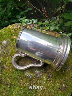 Crested Old Sheffield Plate Tankard