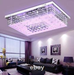 Crystal LED Ceiling Light Exquisite Luxuries Surface Mounted Dimmable Lampshades