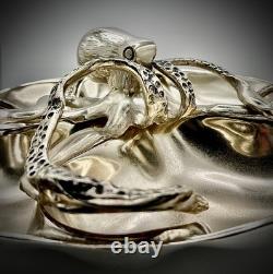 Culinary Concepts Four Section Server Octopus Plate Party Nibble Snacks USED