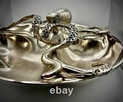 Culinary Concepts Four Section Server Octopus Plate Party Nibble Snacks USED