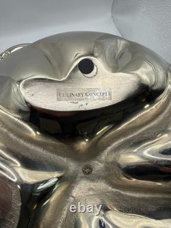 Culinary Concepts Four Section Server Octopus Plate Party Nibble Snacks USED