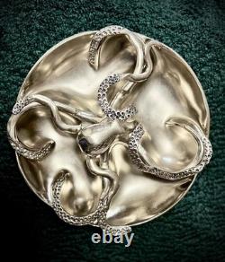 Culinary Concepts Four Section Server Octopus Plate Party Nibble Snacks USED