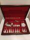 Cutlery 42pc silver plated Set& EPNS-A1 Silver-plate In Wooden Box VINTAGE CLASS