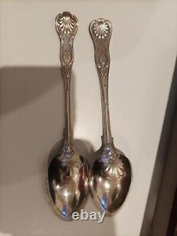 Cutlery 42pc silver plated Set& EPNS-A1 Silver-plate In Wooden Box VINTAGE CLASS
