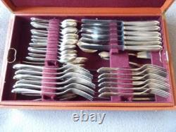 Cutlery Boxed Set Silver Plated BSF 90 6 Person 57 Pieces Platura 90 Original