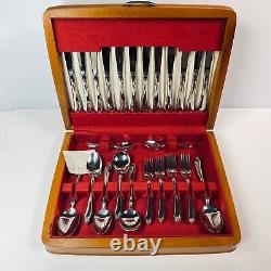 Cutlery Canteen ONEIDACRAFT Service for Six Vintage Boxed EPNS Plate Cased Retro