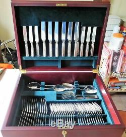 Cutlery Set Of 127 Pieces In Original Set Wooden Canteen With Lock+key