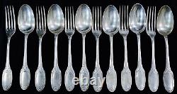 Cutlery Set Silver Plated, 6 Forks 6 Spoon IN Original Box, Christofle Paris