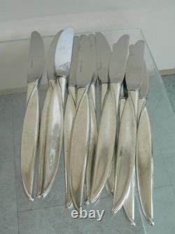 Cutlery Silver Plate BSF Liane MCM Mid Century Cutlery x 50 Pieces