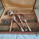 Cutlery set in silver plated 37 pieces GG punch decoration roller and shell