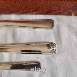 Cutlery set in silver plated 37 pieces GG punch decoration roller and shell