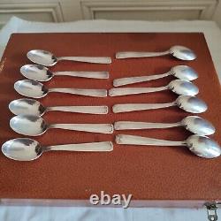Cutlery set in silver plated 37 pieces GG punch decoration roller and shell