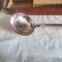Cutlery set in silver plated 37 pieces GG punch decoration roller and shell